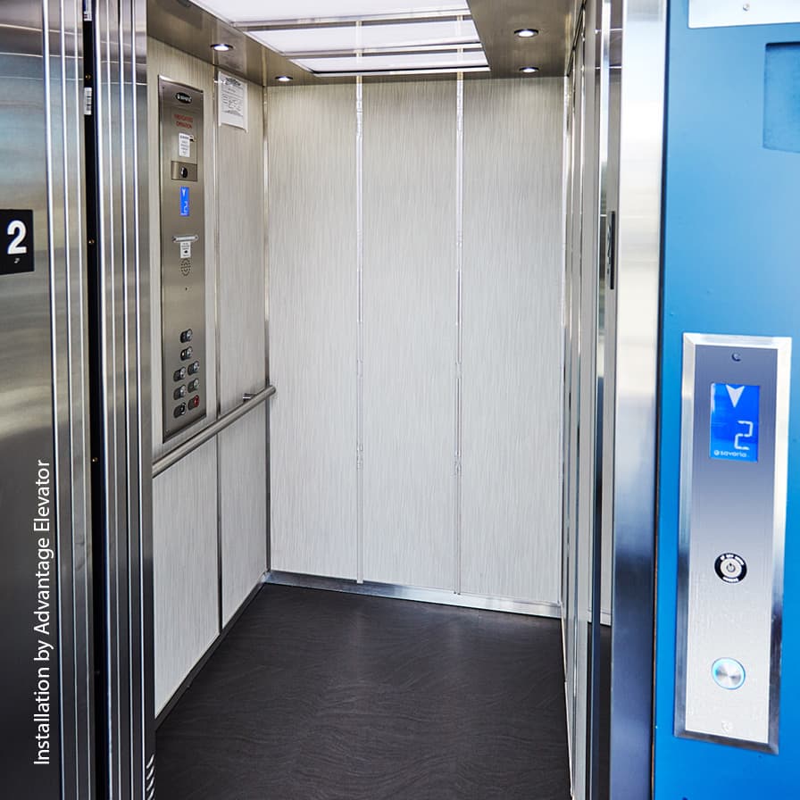 Savaria Meridian17 Cab Commercial Elevator Advantage Elevator
